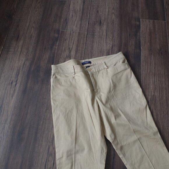 Women's Trousers By Chaps Petite Made In Sri Lanka - Picture 1 of 5